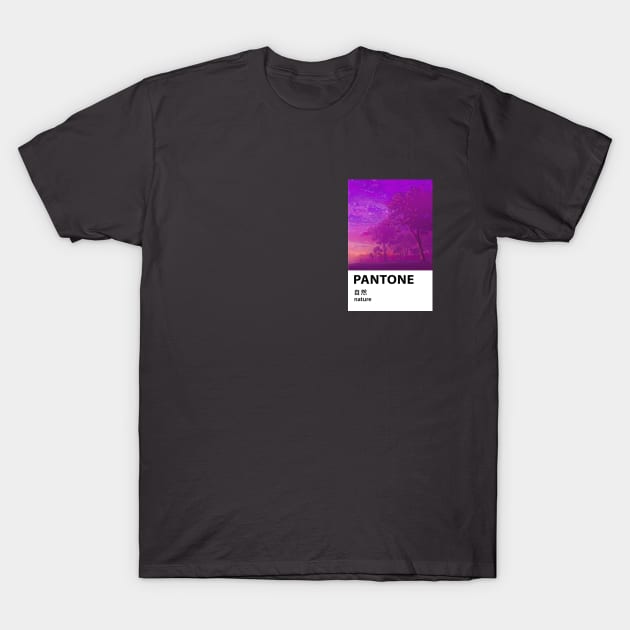 Anime Aesthetic Pantone T-Shirt by Holy Rebellions